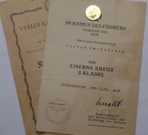 Citation set KM - 1.Sich.Div. - Hackelberg