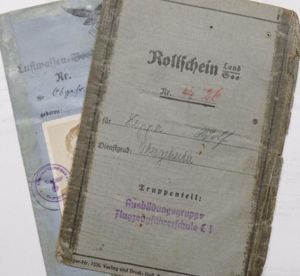 'Bordmechanikerschein'/'Rollschein' as issued for a Ju 52, Ju86, Ju88, He111 and Do17 - Kopper