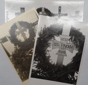 3 grave photos - Pz.Rgt.33 / 9.Pz.Div. - Finckh