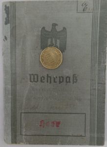 Wehrpass - WH (Heer) - Pi.Rgt.Stab 35 - Eudroweit