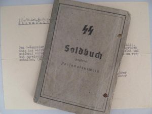 'Waffen-SS' - Soldbuch - Art.Abt.SS-Inf.Brigade 1 / Matzkau - Best