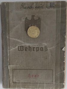 Wehrpass - WH (Heer) - 'Pionier' - Knoblauch