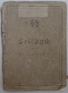 'Waffen-SS' Soldbuch - 'Oberkriegsverwaltungsrat' -