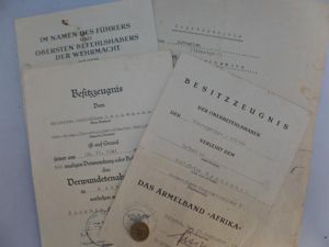 Citation grouping - WH (Heer) - Pz.Jäg.Ers.Abt.3 /7.Pz.Div. - Africa - Rennemann