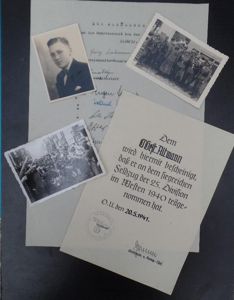 Grouping WH (Heer) 25 Inf.Div.certificate for'Westfeldzug'-Altmann