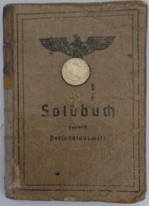 Soldbuch - WH (Heer) - 'Festungskommandantur Dünkirchen' (Dunkirk) - Becker