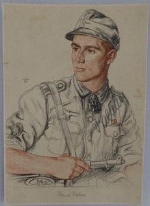 Postcard - Willrich - RK recipient signature - Valtiner