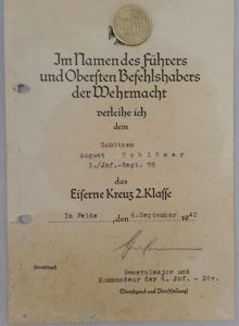 Citation - WH (Heer) - 6.Inf.Div. - Schlömer