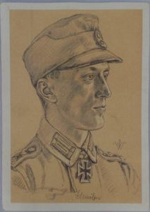 Postcard - Willrich - 'Oberwachtmeister' Schmölzer