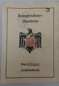 'Kampfrichter-Ausweis' (referee) I.D. - Hofmeister
