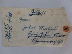'Feldpost' cover/label - Pz.Gren.Rgt.129/115? - Maljni?