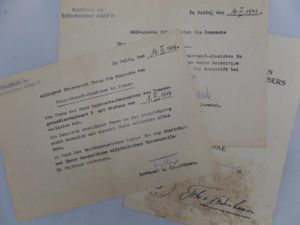 Citation set - WH (Heer) - 12-Pz.Div. - Pöter