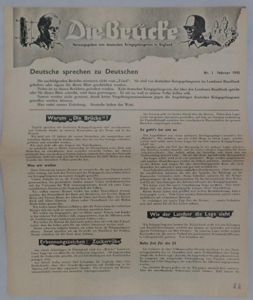 POW journal - 'Die Brücke' - 1/2/1945
