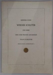Commemorative booklet -WH - Schlüter