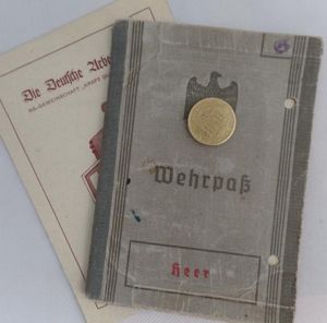 Wehrpaß - WH (Heer) - 48.Inf.Div. - France - Grobholz