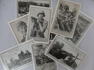 Postcard serie - 'Das alles sind Infanteriewaffen'