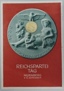 'Reichsparteitag' - postcard - 1939