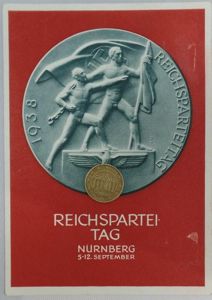 'Reichsparteitag' - postcard - 1938