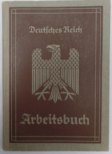 'Junkers Flugzeug-und Motorenwerke Aktiengesellschaft' - 'Arbeitsbuch' - Kraiß