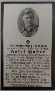 Deathcard - 'Fallschirmjäger' - Italy - Huber