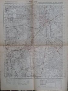 German map - Zutphen area / Netherlands