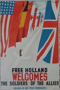 Liberation poster - Free Holland welcomes - Pat Keely - 1944