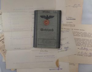 Wehrpaß - WH (Heer) - Fernaufklärungskomp.620 - Wrobel