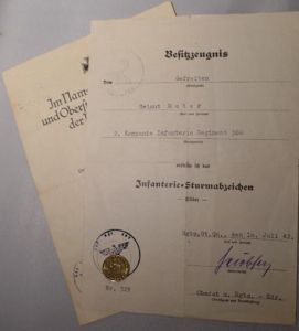 Citation set - WH (Heer) - 221.Inf.Pz.Div. - Meier