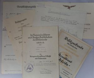 Citation grouping Luftwaffe - DAK - Africa - Bock