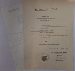 Single citation - Luftwaffe - Flak Rgt.22 - Röhmann