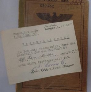 Soldbuch WH (Heer) 16.Pz.Div. - Müller