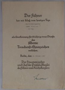 Citation - 'Polizeiinspektor' - Heinz