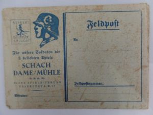 'Feldpost' - Schach/Dame /Muhle - (chess-checkers-mill)