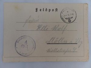 SS -'Feldpost' - Pol.Rgt.24 - Wolf