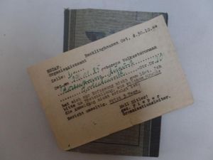 Wehrpaß - 'Volkssturmmann' - Rozenkreuz