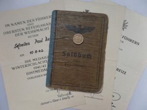 Soldbuch / citation grouping WH (Heer) - 46.Inf.Div. - Berg