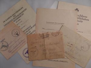 Award document grouping WH (Heer) - Inf.Div. Kurland - Knieber
