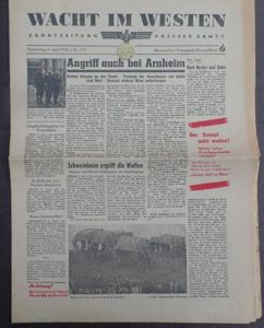 Period newspaper 'Wacht im Westen' - 5 - 4-1945