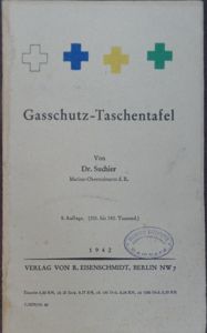 'Gasschutz-Taschentafel' instruction map - 1942