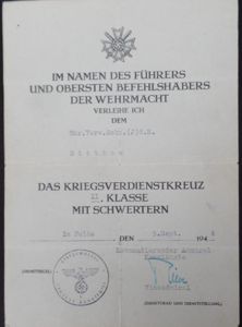 Single award document KM - 'Kanalküste' - Bittkow