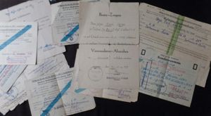 Award document grouping Luftwaffe - Fallschjäger Div.21 - 63.Rgt.