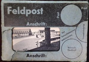 Instruction cover with 3 postcards Flakkaserne Lüdenscheid.