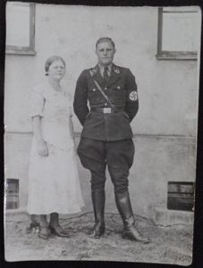 Algemeine SS postcard picture.