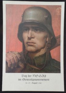 'Tag der N.S.D.A.P. im Generalgouvernement' - postcard - Krakau - Amsterdam.