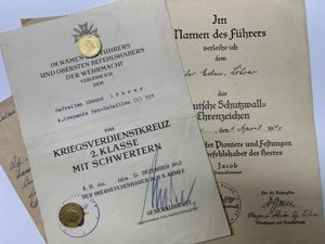 Citation set - WH (Heer) - 9.Armee - Löhrer