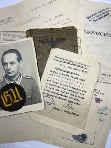 Soldbuch/citation WH (Heer) - 274.Inf.Div./Heeres Küsten Art.Rgt.978 - Stavanger - Rabald