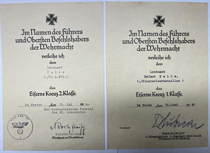 Citation grouping - WH (Heer) - 9.Pz.Div. - Halle