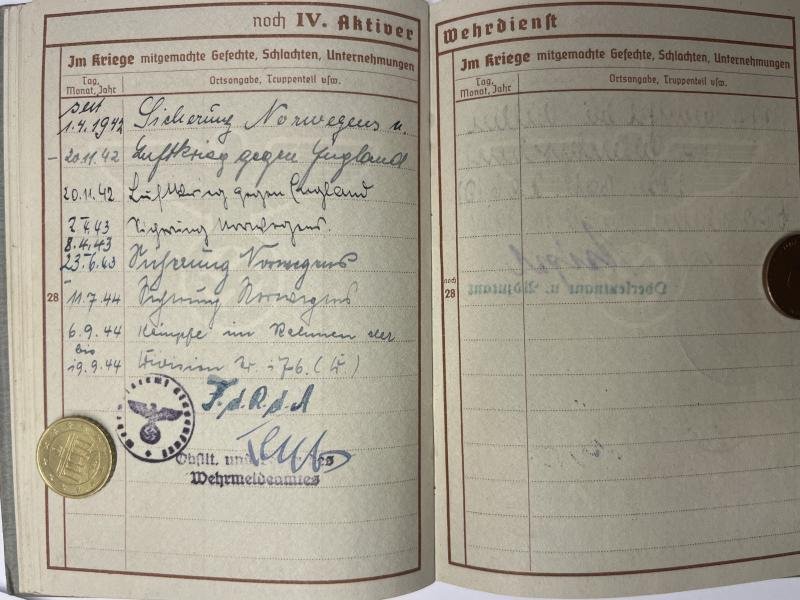 Wehrpass - Luftwaffe 176.Inf.Div. - Koschûtnik