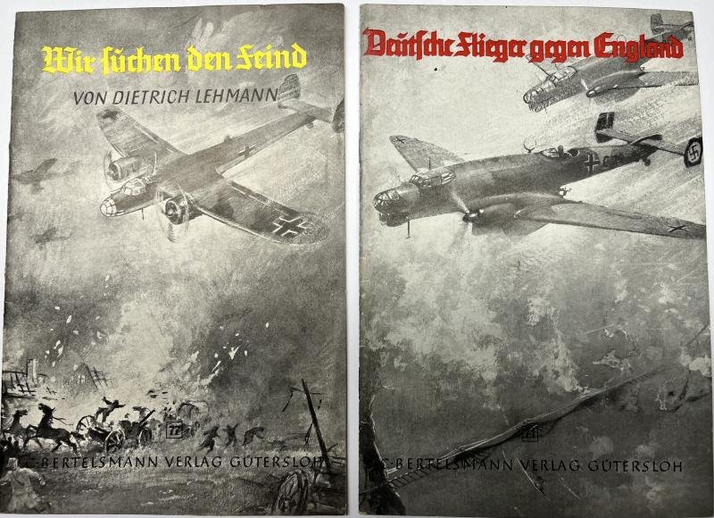 4 x wartime booklet 'Spannende Geschichten'