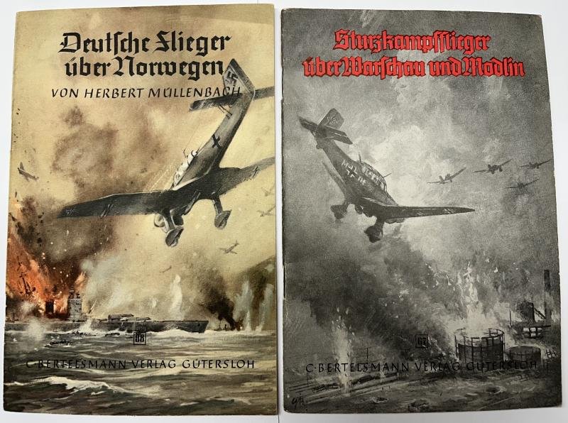 4 x wartime booklet 'Spannende Geschichten'